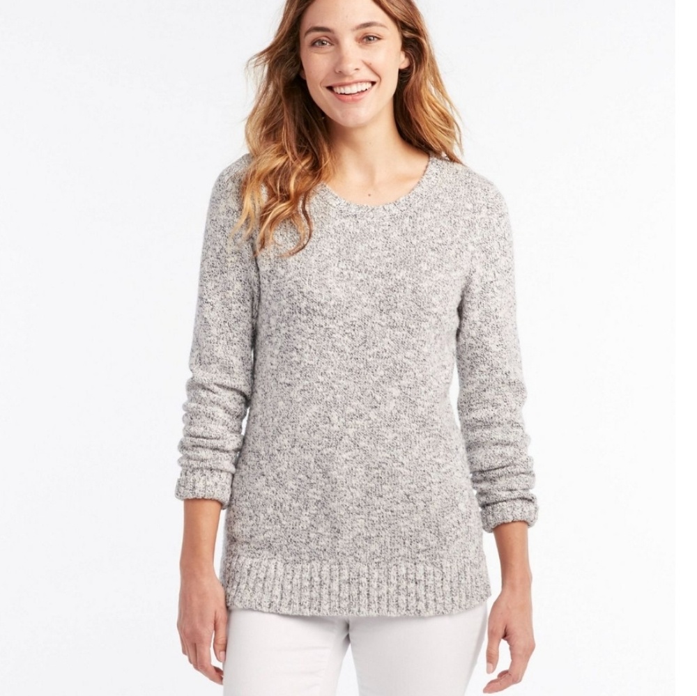 L.L. Bean Cotton Ragg Sweater Marled